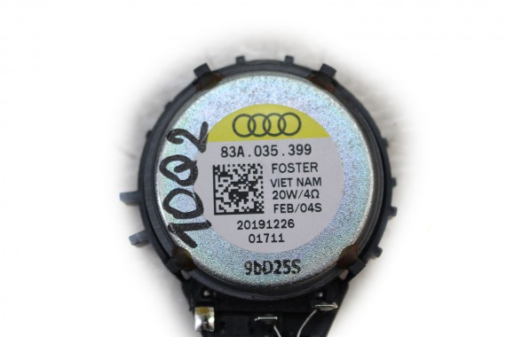 AUDI Q2 Q3 GŁOŚNIKI ZESTAW GŁOŚNIKÓW 83A035399 83A035415 83A035411 83A035398 8V0035382D FL LIFT GŁOŚNIK TUBA A1 A3 83A 035 411