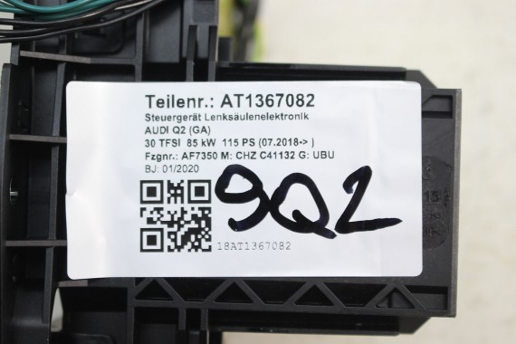 AUDI Q2 MANETKI KIEROWNICY 82A953521B przełącznik manetka kierownicy 82A 953 521 B tempomat 81A 82A953521BF A1 82A A3 8Y Q3 83A