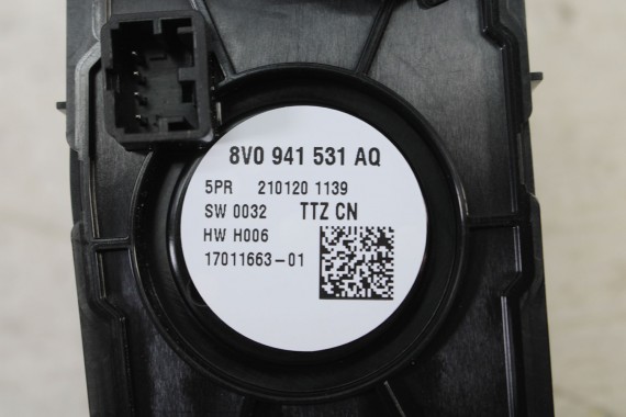 AUDI Q2 PRZEŁĄCZNIK ŚWIATEŁ 8V0941531AQ 8V0 941 531 AQ WŁĄCZNIK 81A A3 8V FL LIFT TT 8S 8V0941531AQ 8V0941531AQ 8V0941531AQ