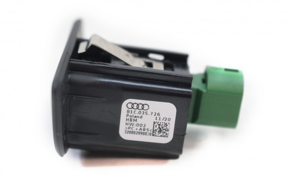 AUDI A3 FL A6 FL A7 FL Q2 PORT USB 81C035726 81C 035 726 PRZYŁĄCZE ZEWNĘTRZNEGO ŹRÓDŁA AUDIO GNIAZDO WEJŚCIE