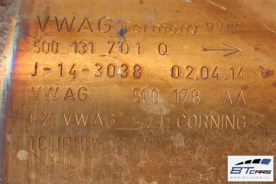 AUDI TT KATALIZATOR WYDECH 5Q0131701Q 8S0253211 5Q0 131 701 Q 8S0 253 211 / 8S tłumik 5Q0131701Q 5Q0131701Q 5Q0131701Q 5Q0131701