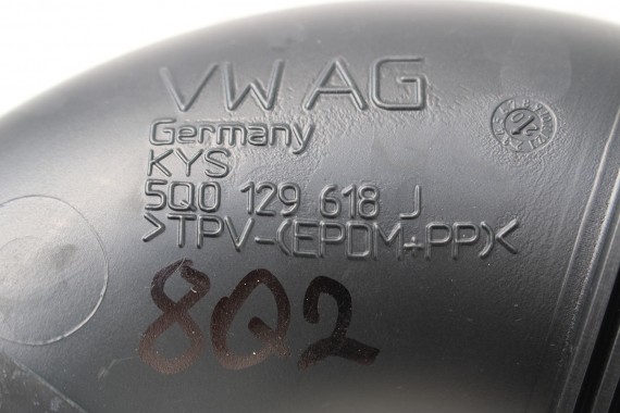 AUDI VW SEAT SKODA ŁAPAK WLOT POWIETRZA PASA 5Q0129618J 5Q0 129 618 J kierownica wąż przewód rurka