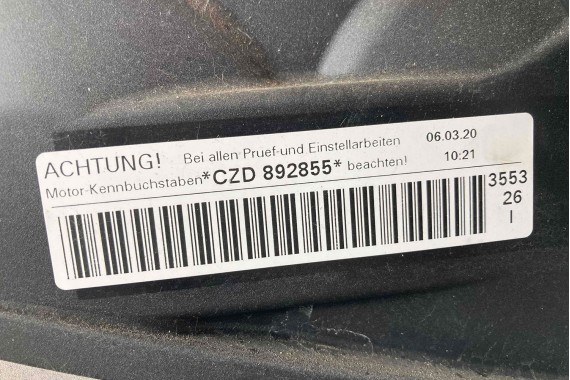 VW GOLF 7 VII SPORTSVAN SILNIK 1.4 TSi CZD CZDA benzyna 110 Kw 150 Km przebieg 26 kilometrów SKODA SEAT AUDI A1 Q3  1.4 TSi CZD
