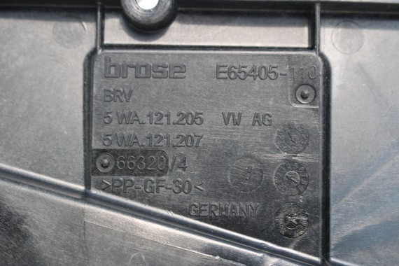 AUDI VW SKODA WENTYLATOR 5WA121203B 5WA959455B 5WA 121 203 B 5WA 959 455 B 400W 457 mm BROSE 5WA121203J