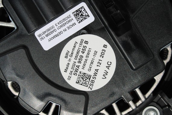 AUDI VW SKODA WENTYLATOR 5WA121203B 5WA959455B 5WA 121 203 B 5WA 959 455 B 400W 457 mm BROSE 5WA121203J
