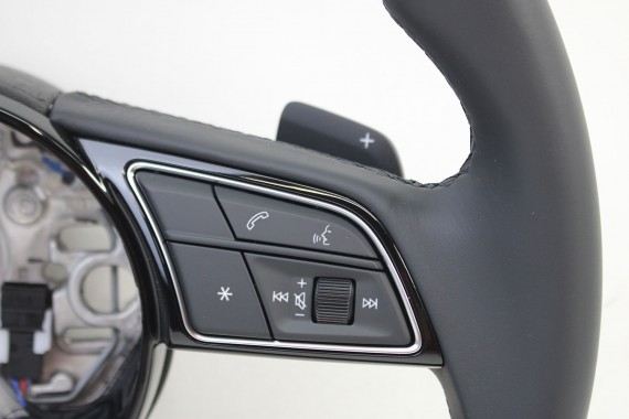 AUDI A1 A3 Q3 KIEROWNICA 82A419091AA 82A 419 091 AA SKÓRA F5 81A INU - czarny (soul) 82A 8Y 83A FY