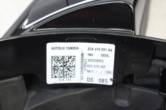 AUDI A1 A3 Q3 KIEROWNICA 82A419091AA 82A 419 091 AA SKÓRA F5 81A INU - czarny (soul) 82A 8Y 83A FY