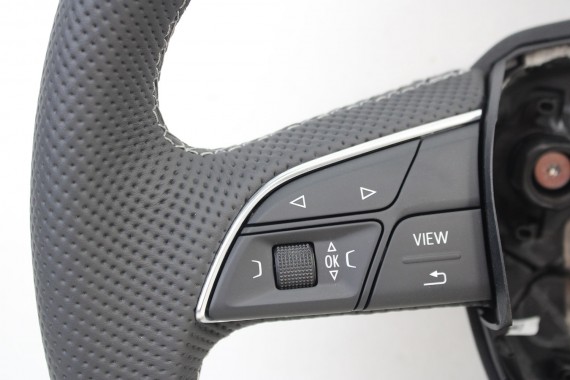 AUDI A3 Q2 KIEROWNICA 81A419091N 81A 419 091 N INU - czarny FL LIFT skóra S-line Sline 4M8419508A 4M84195689