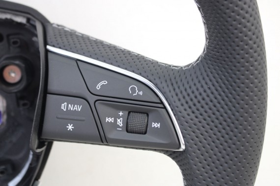 AUDI A3 Q2 KIEROWNICA 81A419091N 81A 419 091 N INU - czarny FL LIFT skóra S-line Sline 4M8419508A 4M84195689