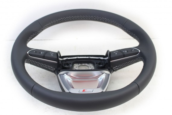 AUDI A3 Q2 KIEROWNICA 81A419091N 81A 419 091 N INU - czarny FL LIFT skóra S-line Sline 4M8419508A 4M84195689
