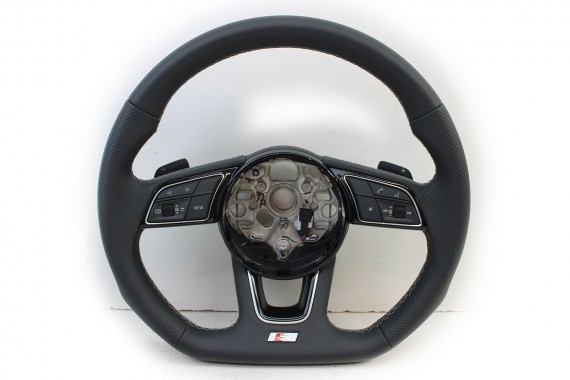 AUDI A1 A3 Q3 KIEROWNICA 82A419091AH 81A 419 091 AH czarny FL LIFT skóra S-line Sline 82A 8Y 83A FY QQT - czarny (soul) felsgrau