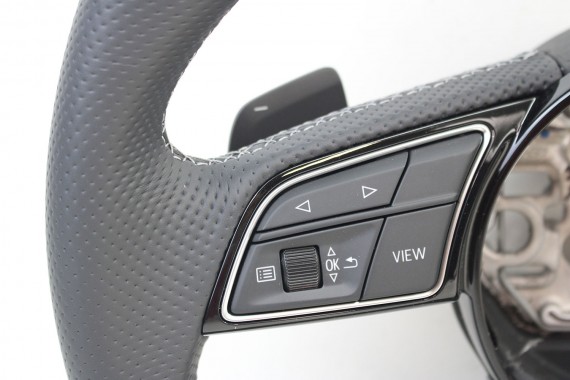 AUDI A1 A3 Q3 KIEROWNICA 82A419091AH 81A 419 091 AH czarny FL LIFT skóra S-line Sline 82A 8Y 83A FY QQT - czarny (soul) felsgrau