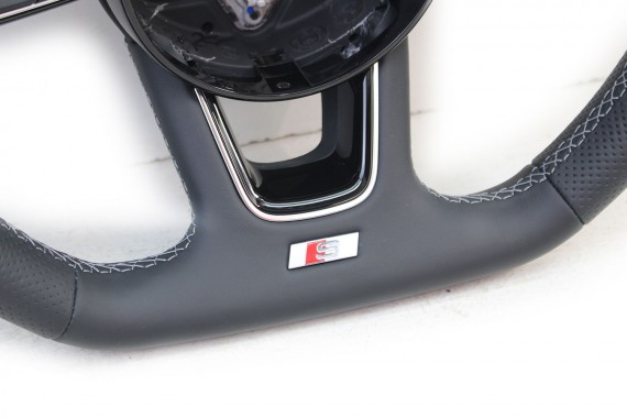 AUDI A1 A3 Q3 KIEROWNICA 82A419091AH 81A 419 091 AH czarny FL LIFT skóra S-line Sline 82A 8Y 83A FY QQT - czarny (soul) felsgrau