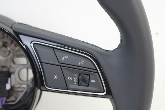 AUDI A3 Q2 KIEROWNICA 81A419091T 81A 419 091 T INU - czarny FL LIFT skóra