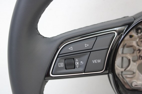 AUDI A1 A3 Q3 KIEROWNICA 82A419091AE 81A 419 091 AE INU - czarny FL LIFT skóra  82A 8Y 83A FY sportowa