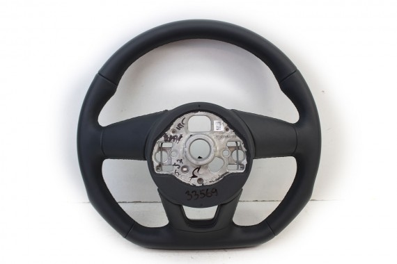 AUDI A1 A3 Q3 KIEROWNICA 82A419091AE 81A 419 091 AE INU - czarny FL LIFT skóra  82A 8Y 83A FY sportowa