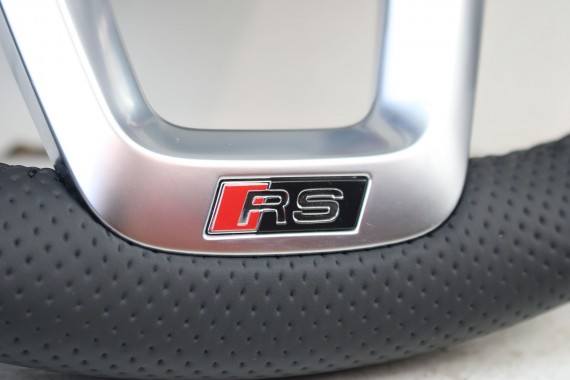 AUDI A3 RS3 KIEROWNICA 82A419091AQ 82A 419 091 AQ czarny skóra 8Y Q3 RSQ3 83Afelsgrau S-line Sline BSJ - czarny (soul) anthrazit