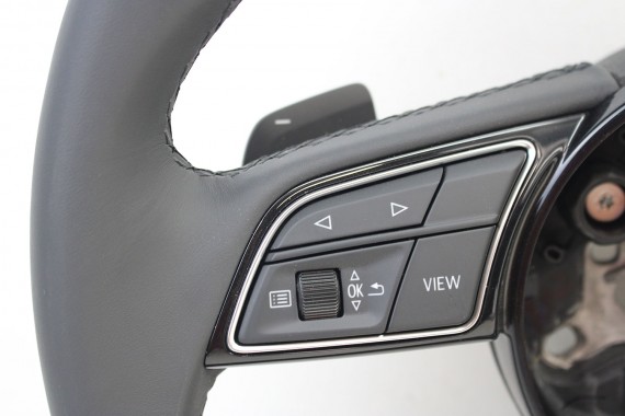 AUDI A4 A5 KIEROWNICA + BIEGI 8W0419091FP kolor INU - czarny 8W0 419 091 FP 8W B9 F5 multifunkcyjna skórzana MULTI