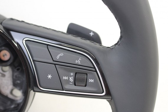 AUDI A4 A5 KIEROWNICA + BIEGI 8W0419091FP kolor INU - czarny 8W0 419 091 FP 8W B9 F5 multifunkcyjna skórzana MULTI