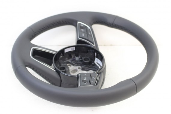 AUDI A4 A5 KIEROWNICA + BIEGI 8W0419091FP kolor INU - czarny 8W0 419 091 FP 8W B9 F5 multifunkcyjna skórzana MULTI