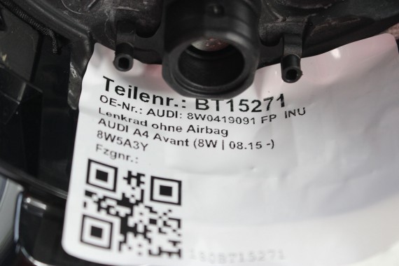 AUDI A4 A5 KIEROWNICA + BIEGI 8W0419091FP kolor INU - czarny 8W0 419 091 FP 8W B9 F5 multifunkcyjna skórzana MULTI
