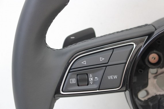 AUDI A4 A5 KIEROWNICA + BIEGI 8W0419091FP kolor INU - czarny 8W0 419 091 FP 8W B9 F5 multifunkcyjna skórzana MULTI