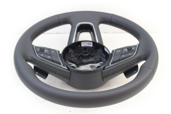 AUDI A4 A5 KIEROWNICA + BIEGI 8W0419091FP kolor INU - czarny 8W0 419 091 FP 8W B9 F5 multifunkcyjna skórzana MULTI