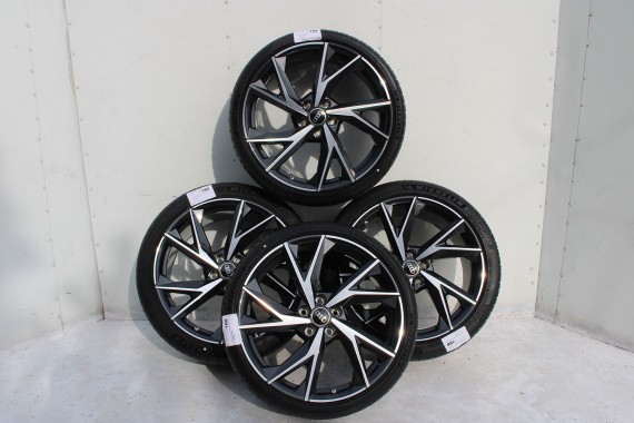 AUDI R8 II 4S FELGI 4S0601025CB 18 cali + OPONY LETNIE KOŁA felga 11J*20H2 ET47 opona 4S0601025BT SPORT 5-V-Speichen Michelin