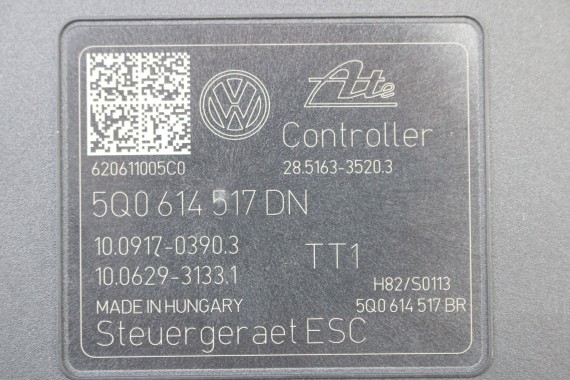 AUDI Q2 VW POMPA ABS 5Q0614517DN hamulcow 5Q0 614 517 DN FL LIFT agregat BEF SKODA SUPERB GOLF VII PASSAT B8 TOURAN SKODA SEAT