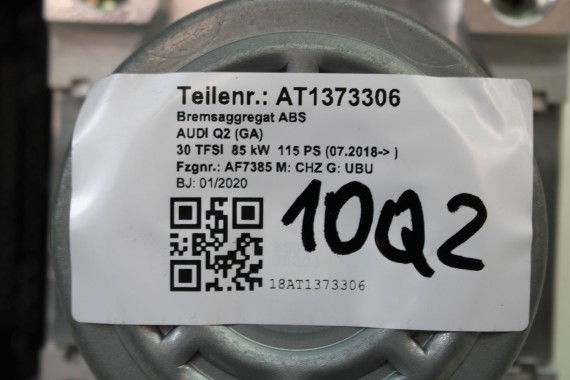 AUDI Q2 VW POMPA ABS 5Q0614517DN hamulcow 5Q0 614 517 DN FL LIFT agregat BEF SKODA SUPERB GOLF VII PASSAT B8 TOURAN SKODA SEAT