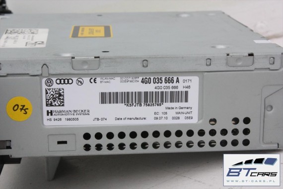 AUDI A6 A7 CZYTNIK DVD 4G0035666A 4G0035666AX J0R035666G MMI 3G+ KARTY SD MULTIMEDIA 4G0 035 666 4G0035666A 4G0035666A 4G0035666