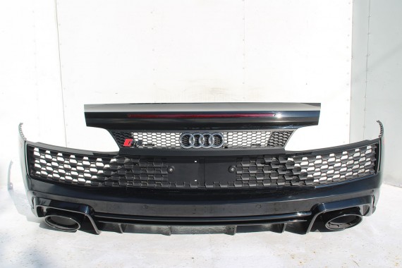 AUDI R8 II 4S ZDERZAK + KLAPA BAGAŻNIKA Matrix lampy lampa 0E0E LY9T Czarny CABRIO 4S7827029 4S7807649B 4S0807303E 4S0945095A