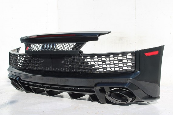 AUDI R8 II 4S ZDERZAK + KLAPA BAGAŻNIKA Matrix lampy lampa 0E0E LY9T Czarny CABRIO 4S7827029 4S7807649B 4S0807303E 4S0945095A
