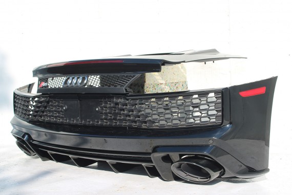 AUDI R8 II 4S ZDERZAK + KLAPA BAGAŻNIKA Matrix lampy lampa 0E0E LY9T Czarny CABRIO 4S7827029 4S7807649B 4S0807303E 4S0945095A