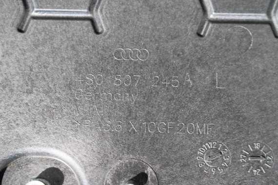 AUDI R8 II 4S ZDERZAK + KLAPA BAGAŻNIKA Matrix lampy lampa 0E0E LY9T Czarny CABRIO 4S7827029 4S7807649B 4S0807303E 4S0945095A