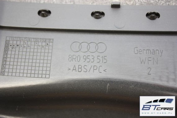 AUDI Q5 OBUDOWA OSŁONA KIEROWNICY 8R1858345 8R1 858 345 6PS - soul (czerń) 8R