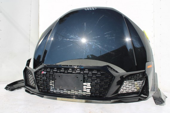 AUDI R8 II PRZÓD maska błotniki zderzak pas przedni lampy wzmocnienie błotnik lampa 5.2 L/419 V10, FSI FULL LED 0E0E LY9T Czarny