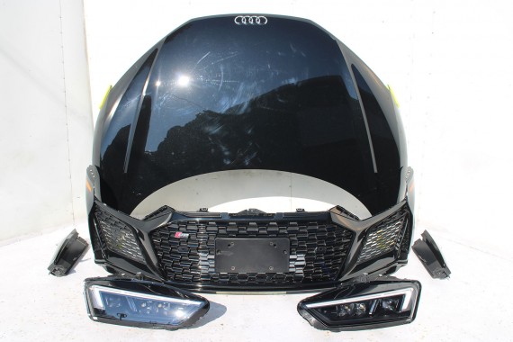 AUDI R8 II PRZÓD maska błotniki zderzak pas przedni lampy wzmocnienie błotnik lampa 5.2 L/419 V10, FSI FULL LED 0E0E LY9T Czarny