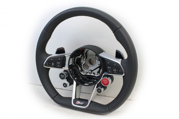 AUDI R8 II 4S KIEROWNICA 4S0419091E + BIEGI kolor 8UD - czarny multifunkcyjna skórzana MULTI CABRIO SPYDER FL LIFT 4S0419091B
