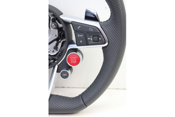AUDI R8 II 4S KIEROWNICA 4S0419091E + BIEGI kolor 8UD - czarny multifunkcyjna skórzana MULTI CABRIO SPYDER FL LIFT 4S0419091B
