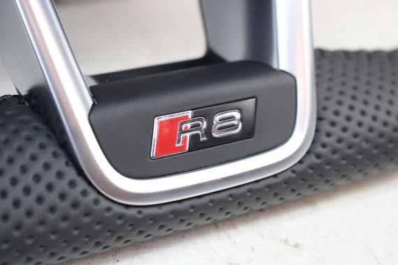 AUDI R8 II 4S KIEROWNICA 4S0419091E + BIEGI kolor 8UD - czarny multifunkcyjna skórzana MULTI CABRIO SPYDER FL LIFT 4S0419091B