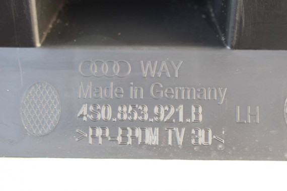 AUDI R8 II LISTWA PROGOWA 4S0853859 4S0853860 LISTWY próg L+P komplet 0E0E LY9T Czarny CABRIO SPYDER FL 4S0853921B 4S0853922B