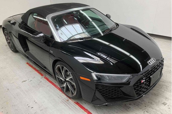 AUDI R8 4S II LUSTERKA lusterko 4S18574094S1857410 lewe + prawe 2 szt zewnętrzne  0E0E LY9T Czarny CABRIO SPYDER FL LIFT TT8