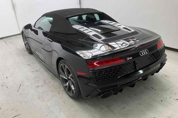 AUDI R8 II SCHOWEK KONSOLI PASAŻERA 4S1857096E KONSOLA PULPIT DESKA ROZDZIELCZA KOKPIT PULPIT skóra czarna FL 4S1857005