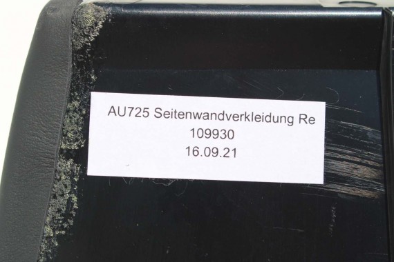 AUDI R8 CABRIO SŁUPEK B WYKOŃCZENIE poszycie 4S7867035E 4S7867036E dolne słupka słupki RAMA DACHU 25D czarny 4S7867035 4S7867036