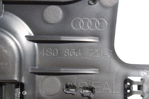 AUDI R8 II 4S WYKOŃCZENIE BAGAŻNIKA 4S0863721 OSŁONA 4S7863369B 4S0863362A 4S0863463A BOCZEK DYWAN BOCZKI BAGAŻNIKA 420880701A
