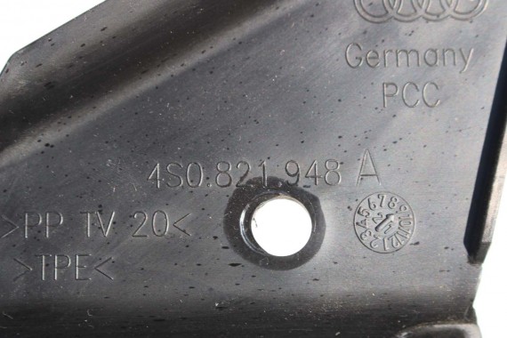 AUDI R8 II 4S WYKOŃCZENIE BAGAŻNIKA 4S0863721 OSŁONA 4S7863369B 4S0863362A 4S0863463A BOCZEK DYWAN BOCZKI BAGAŻNIKA 420880701A