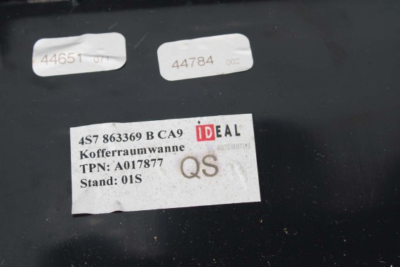 AUDI R8 II 4S WYKOŃCZENIE BAGAŻNIKA 4S0863721 OSŁONA 4S7863369B 4S0863362A 4S0863463A BOCZEK DYWAN BOCZKI BAGAŻNIKA 420880701A