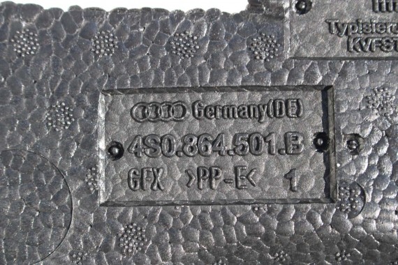 AUDI R8 II 4S WYKOŃCZENIE BAGAŻNIKA 4S0863721 OSŁONA 4S7863369B 4S0863362A 4S0863463A BOCZEK DYWAN BOCZKI BAGAŻNIKA 420880701A
