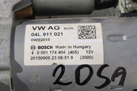 AUDI A4 A5 A6 Q5 ROZRUSZNIK 04L911021 2.0 TDi 04L911021X 04L911021 04L 911 021 0001174405 BOSCH 8W F5 4G C7 diesel 0001174406